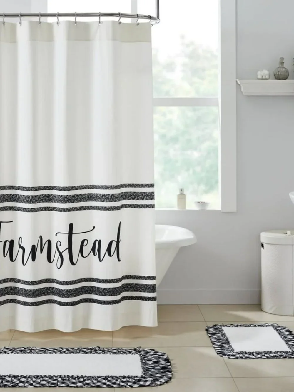 New Farmstead  Shower Curtain